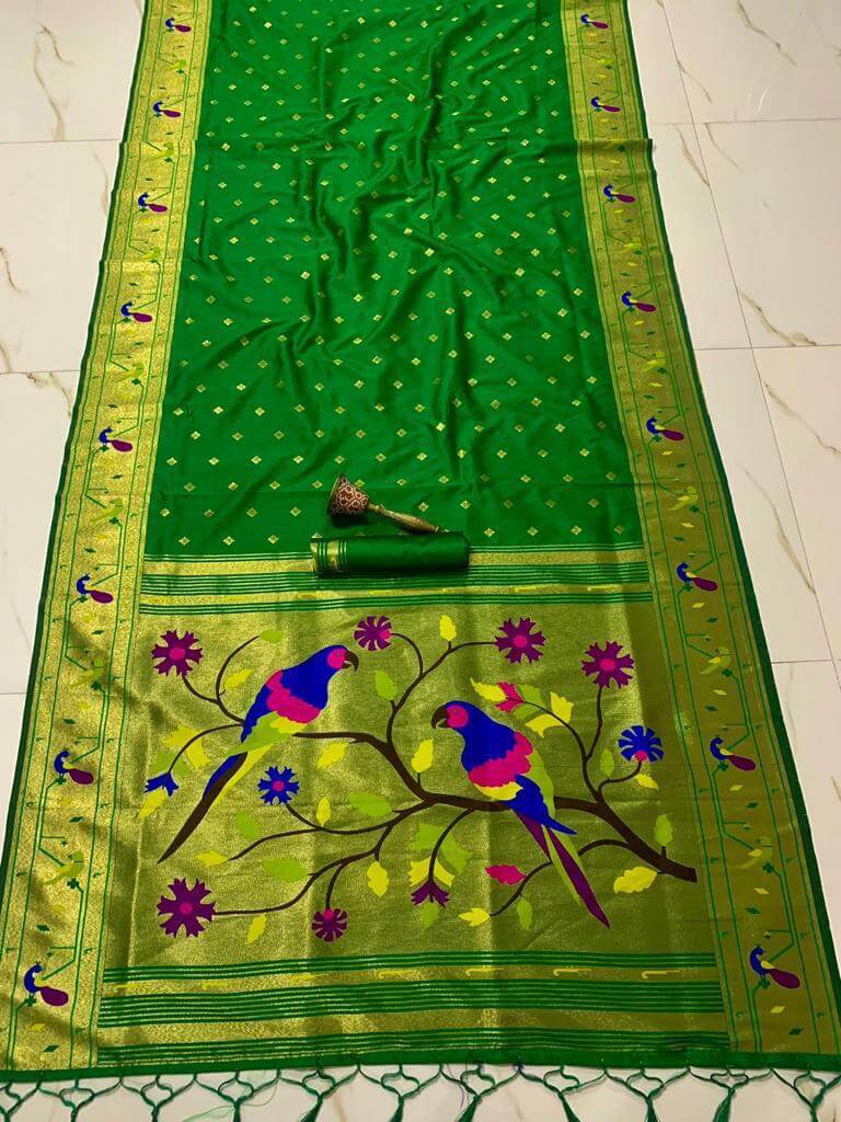 Pethani Silk Dark Green